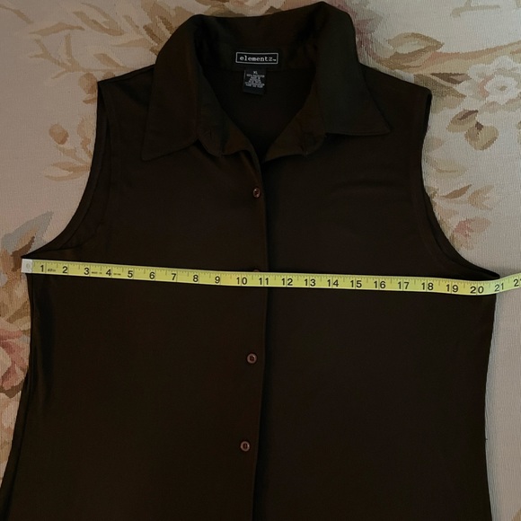 Dark brown sleeveless dress by elements size extra large - Picture 5 of 7